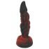 OgazR Hell Dong - rebrasti dildo - 20 cm (rdeča)