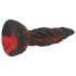 OgazR Hell Dong - rebrasti dildo - 20 cm (rdeča)