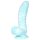 OgazR Morska kača - rebrasto dildo - 17 cm (modro-bela)