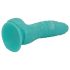 OgazR Morska kača - rebrasto dildo - 17 cm (modro-bela)