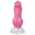 Animalorny Buldog - pasji dildo - 17 cm - roza