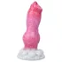 Animalorny Buldog - pasji dildo - 17 cm - roza