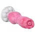 Animalorny Buldog - pasji dildo - 17 cm - roza