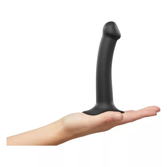 Strap-on-me - dvojni dildo - dvojna plast - črna