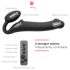 Strap-on-me M - pripenjajoči vibrator - srednje velikosti (črna)