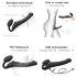 Strap-on-me M - pripenjajoči vibrator - srednje velikosti (črna)