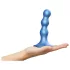 Strap-on-me - dildo z bunkicami in priseskom - modra - S