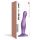 Strap-on-me Curvy M - valovit dildo s priseskom (vijoličen)