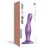 Strap-on-me Curvy M - valovit dildo s priseskom (vijoličen)