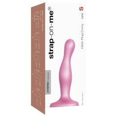 Strap-on-me - valovit dildo s priseskom - roza - Curvy S