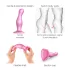 Strap-on-me Curvy S - valovit dildo z priseskom (roza)