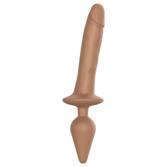 Strap-on-me Realističen L - 2v1 silikonski dildo (naravni)