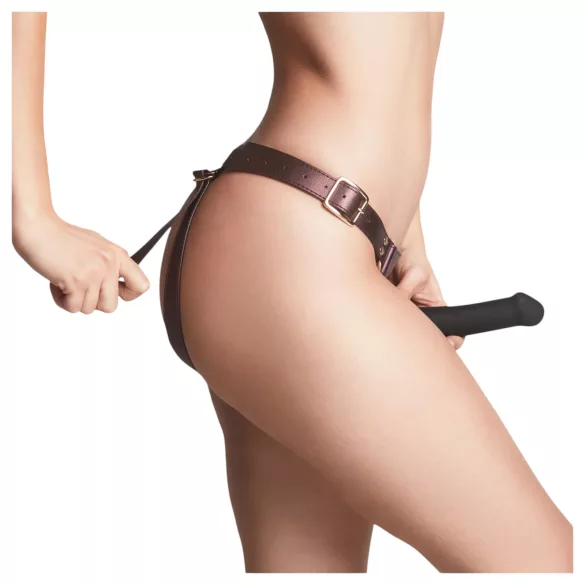 Strap-on-me - spodnje perilo za pripenjanje dildoja - XS-XXL (rjava)