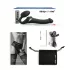 Strap-on-me S - strap-on vibratorski dildo - zračni valovi - črna