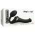 Strap-on-me S - strap-on vibratorski dildo - zračni valovi - črna
