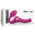Strap-on-me S - pripenjajoči zračni vibrator (roza)