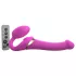 Strap-on-me M - pripenljivi, zračnovalovni vibrator (roza)