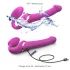 Strap-on-me M - pripenljivi, zračnovalovni vibrator (roza)