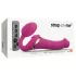 Strap-on-me M - pripenljivi, zračnovalovni vibrator (roza)