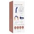 Strap-on-me M - vodoodporni G-točka vibrator (moder)