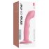 Strap-on-me M - vodoodporni G-točka vibrator s pulziranjem (roza)