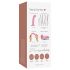 Strap-on-me M - vodoodporni G-točka vibrator s pulziranjem (roza)