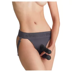   Strap-on-me - spodnje hlačke za pripenjanje dildoja - XS-XXL (siva)