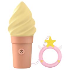   Ljubezen do Ljubezni Cand Ice - akumulatorski vibrator za klitoris (vanilija)
