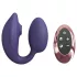 Love to Love Wonderlover - G-točka in ščegetalnik vibrator (temno vijolična)