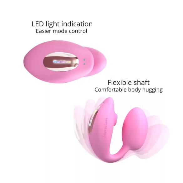 Love to Love Wonderlover - G-točka vibrator za klitoris (pink)