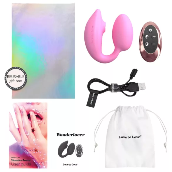 Love to Love Wonderlover - G-točka vibrator za klitoris (pink)
