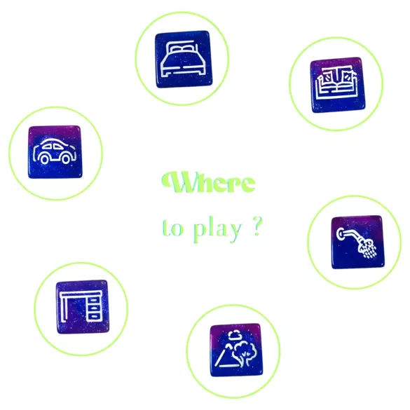 Love to Love - erotične kocke set - 3 kosi