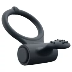   Dorcel Power Clit Plus - akumulatorski vibracijski obroček za penis (črn)
