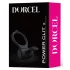 Dorcel Power Clit Plus - baterijski, vibracijski obroček za penis (črn)
