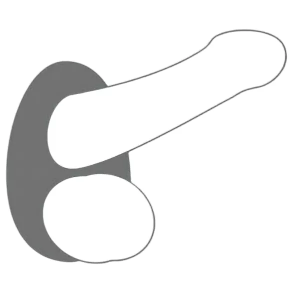 Dorcel - erekcijski obroč - mehak silikonski material - siva