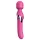 Dorcel Dual Orgasms - akumulatorski, 2v1 masažni vibrator (roza)