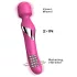 Dorcel Dual Orgasms - akumulatorski, 2v1 masažni vibrator (roza)