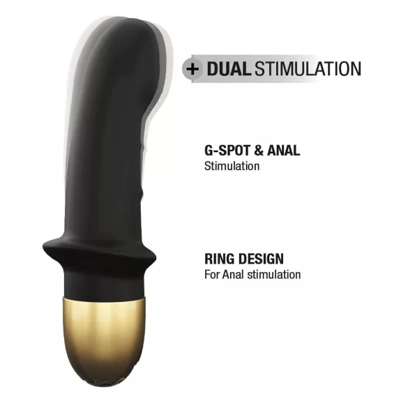 Dorcel Mini Lover 2.0 - akumulatorski G-točka vibrator (črno-zlat)