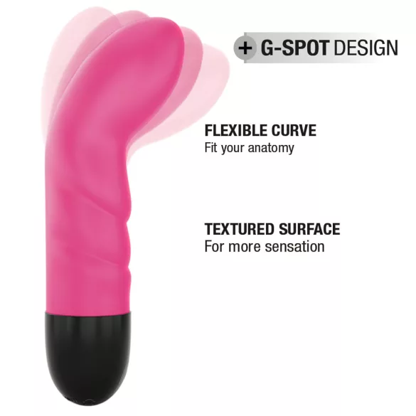Dorcel Expert G 2.0 - polnilni G-točka vibrator (rožnat)