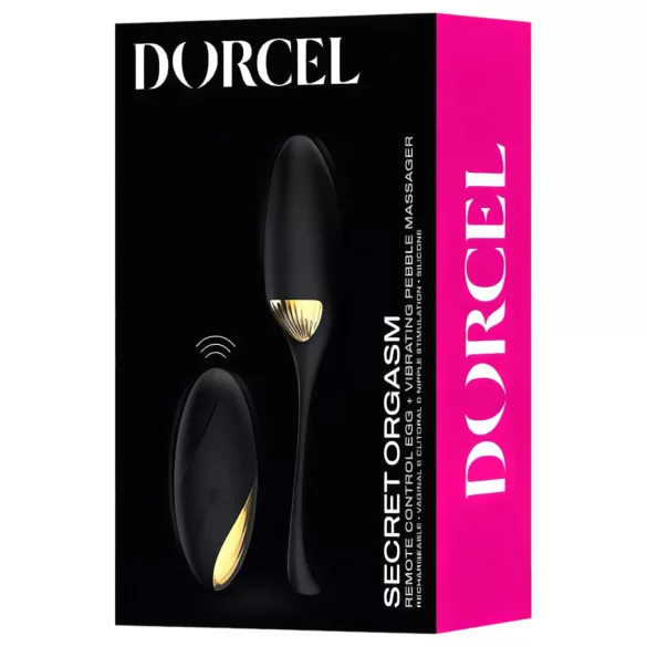 Dorcel Secret Orgasm - vibrirajoče jajce (črno)