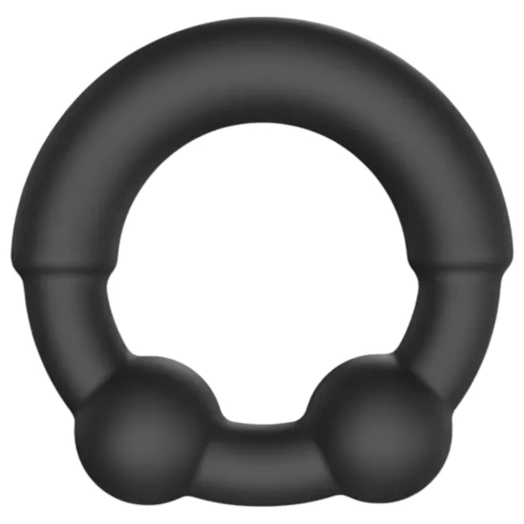 Dorcel - obroč za penis - kovinski vložek - črna