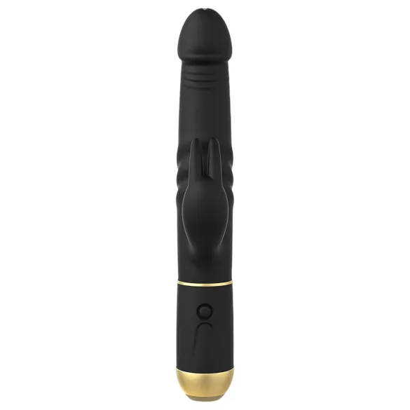 Dorcel - vibrator zajček z gibajočo stimulacijo klitorisa - črn