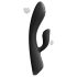 Dorcel Flexi Rabbit - grelni vibrator s klitoralnim nastavkom (črna)