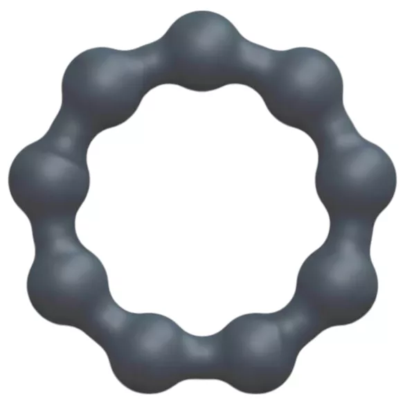 Dorcel Maximize - krogličast silikonski obroček za penis (siv)