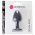 Dorcel Geisha Plug M - kroglični analni čep (črn)