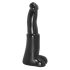 AnimHole Bull - dildo penis bik - 25 cm - črna