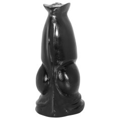 AnimHole Wolf - dildo penis v obliki volka - 21 cm - črna
