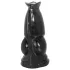 AnimHole Wolf - dildo penis v obliki volka - 21 cm - črna