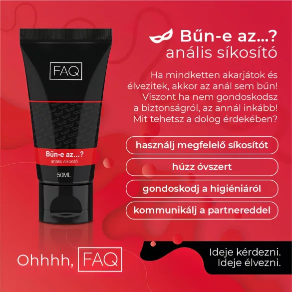 Pogosta vprašanja - Ali je greh…? analni lubrikant (50 ml)