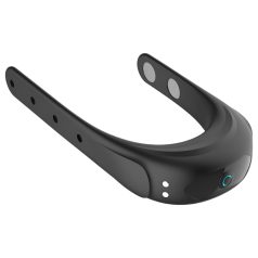   Funny Me - vibracijski obroček za penis - nastavljiv - polnilni - črn